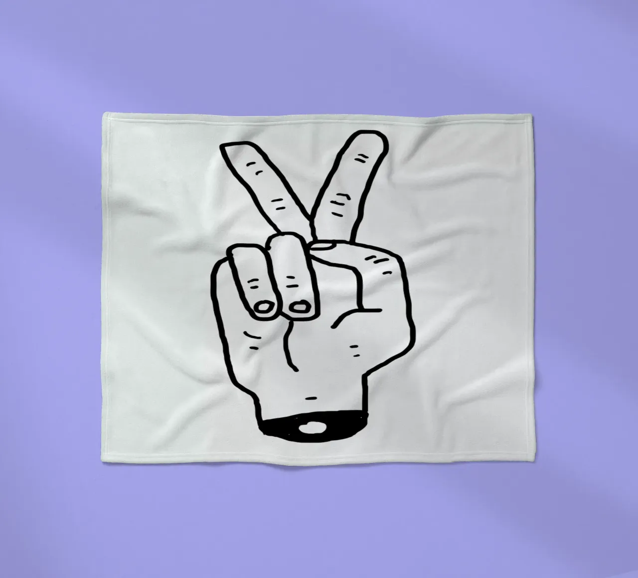 Peaceman Fleecedecke von Nick Cocozza