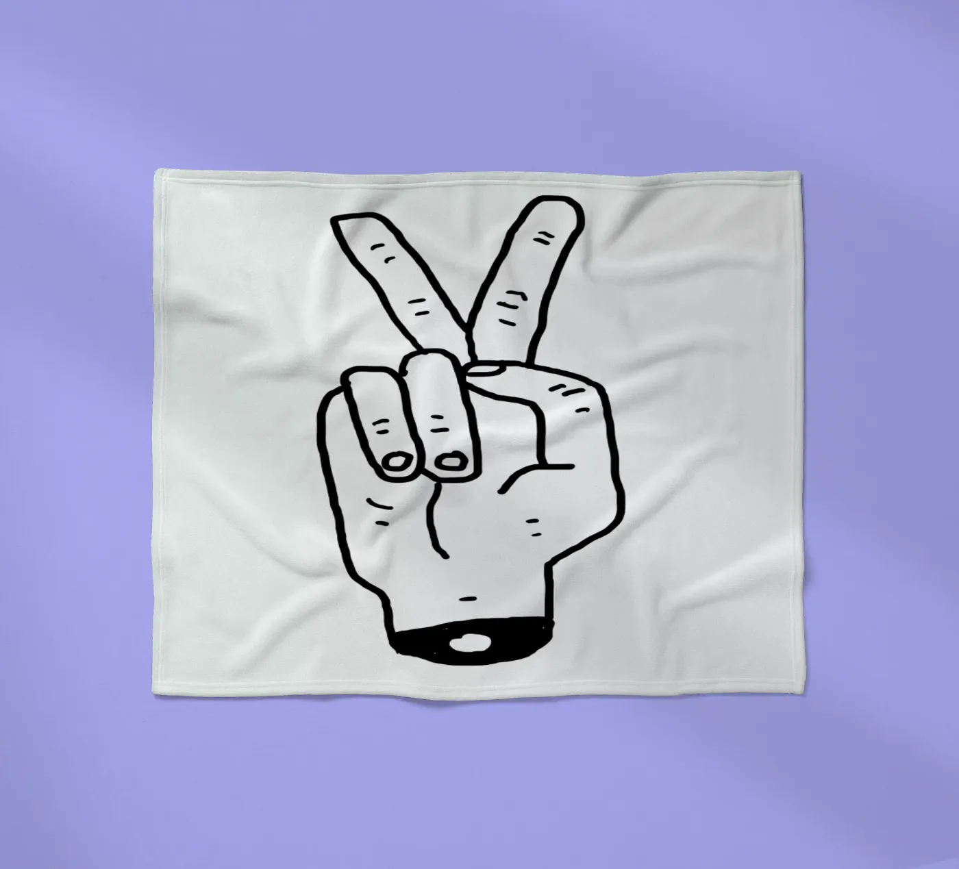 Peaceman Fleecedecke von Nick Cocozza