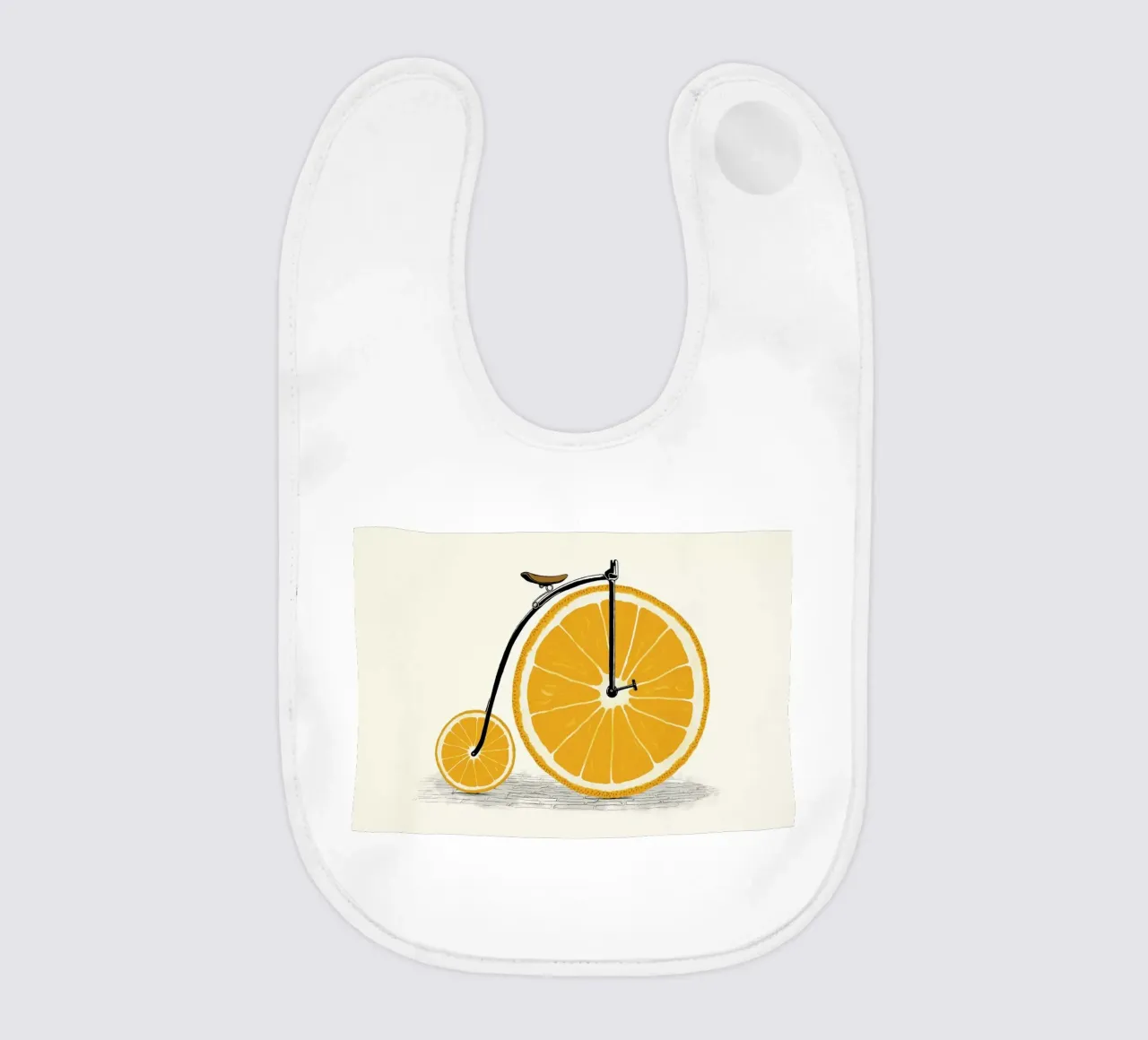 Orange Wheels bavaglino da Florent Bodart