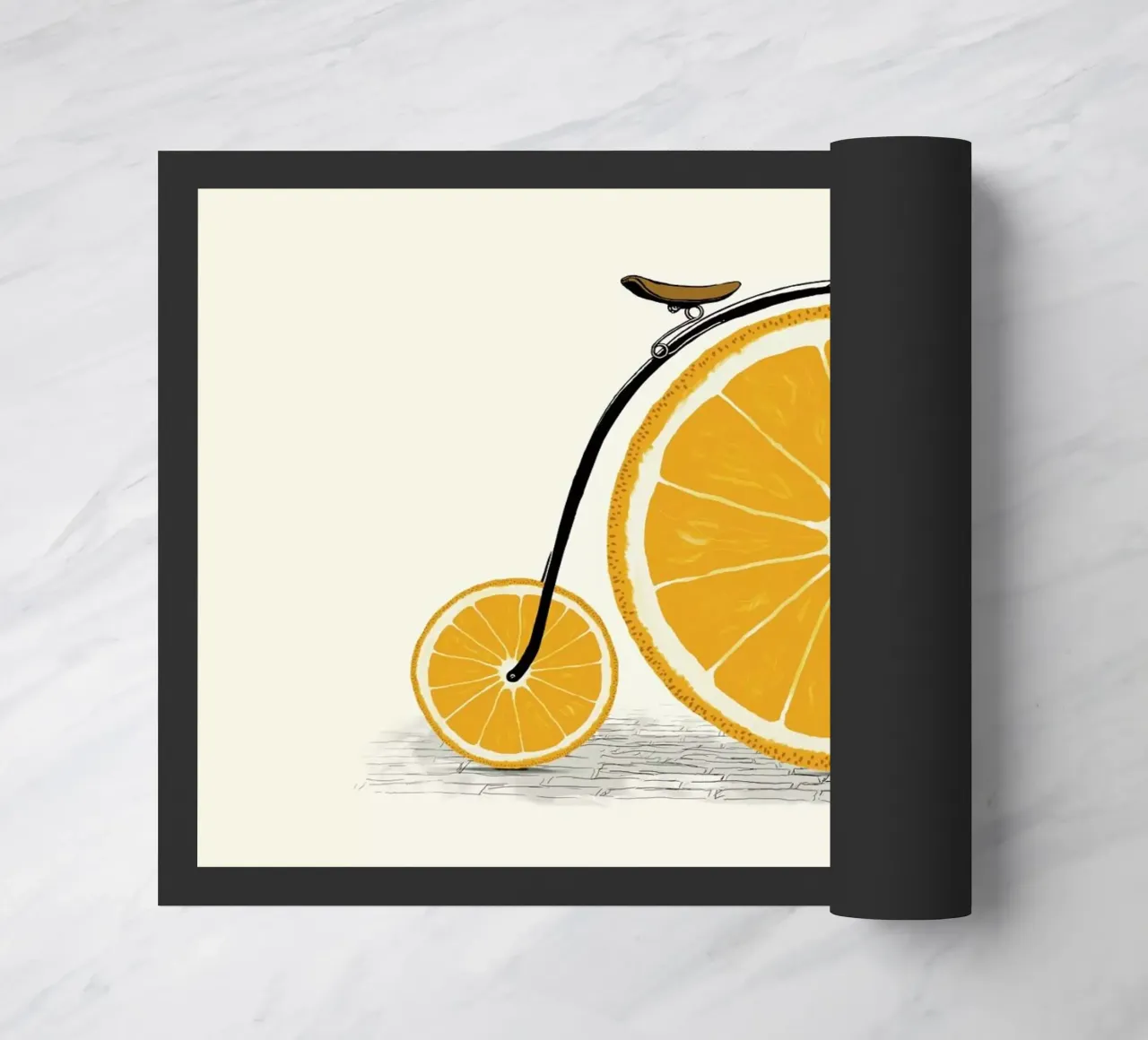 Orange Wheels zerbino da Florent Bodart