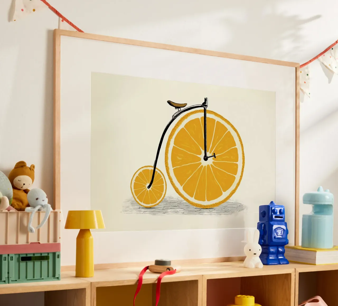 Orange Wheels poster da Florent Bodart