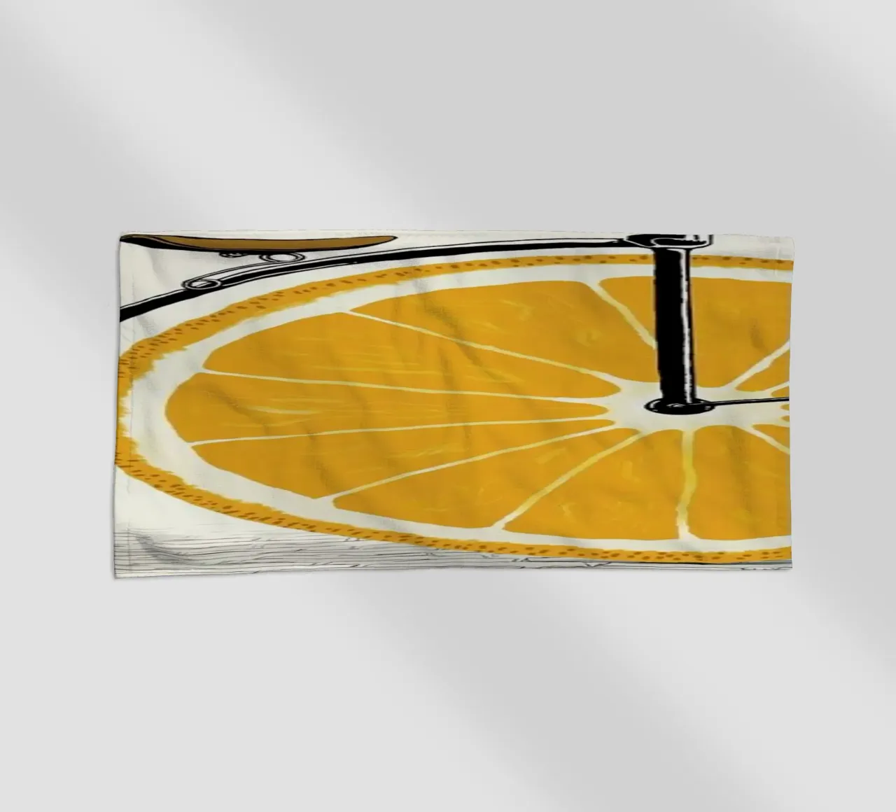 Orange Wheels telo mare da Florent Bodart