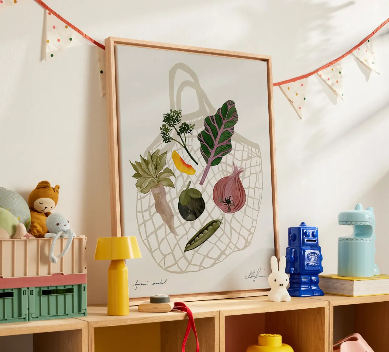 Mercato contadino tela con Cornice a cassetta da Zach shop