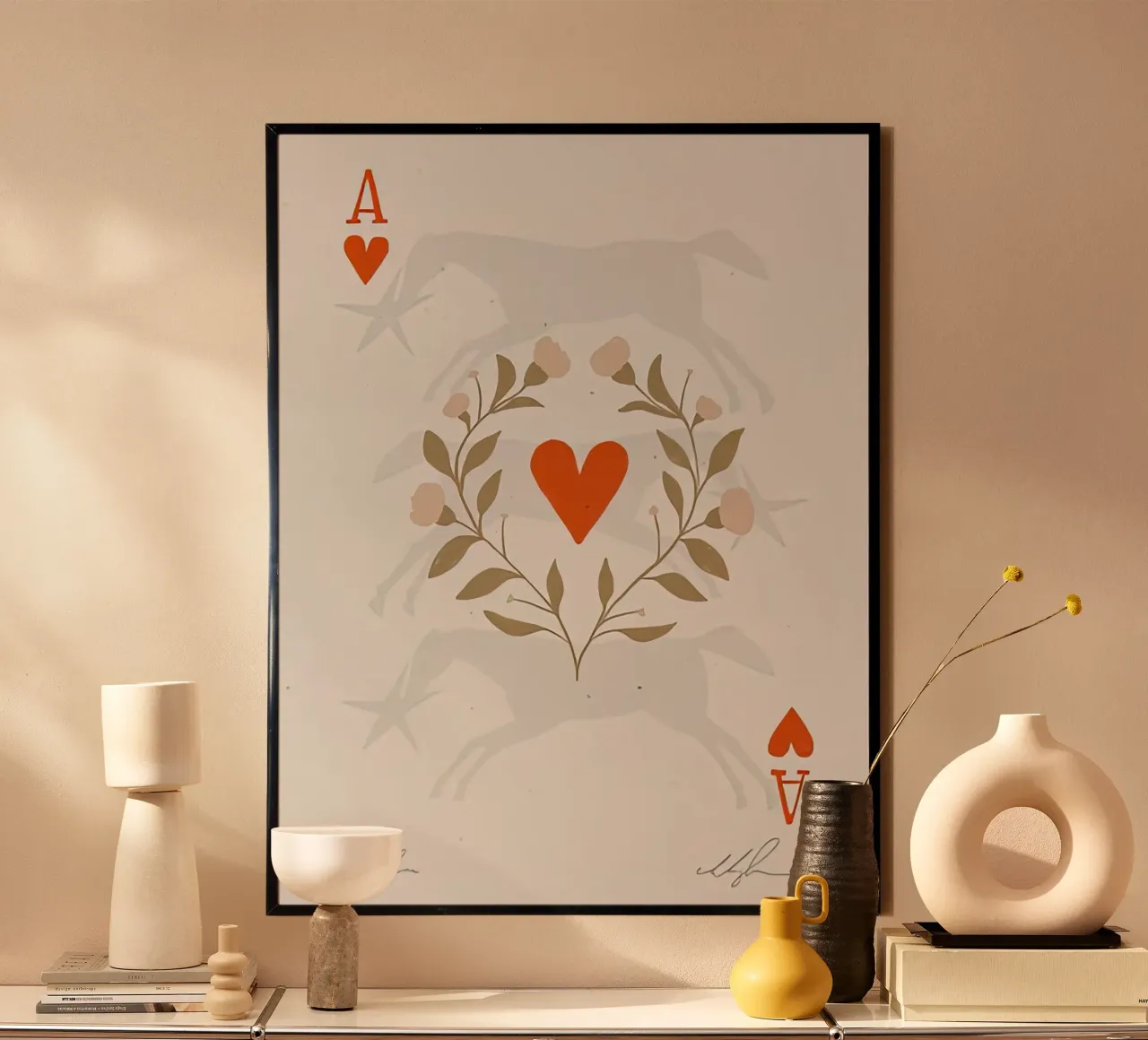 Il folclore poster con telaio in legno da Zach shop