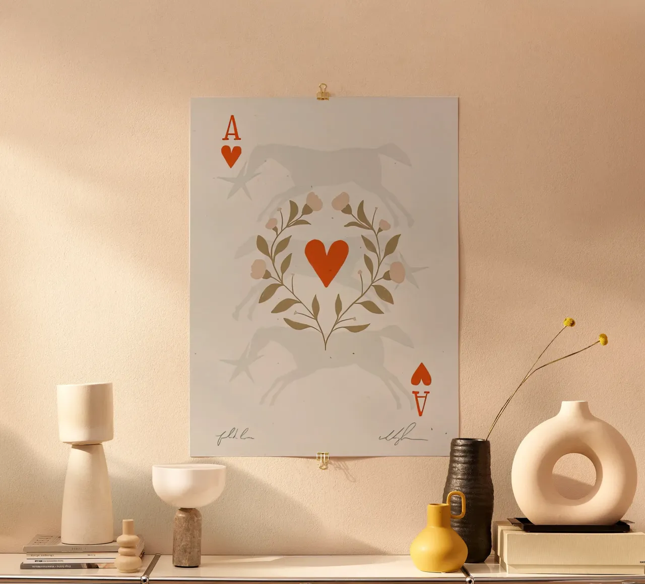 Il folclore poster con telaio in legno da Zach shop
