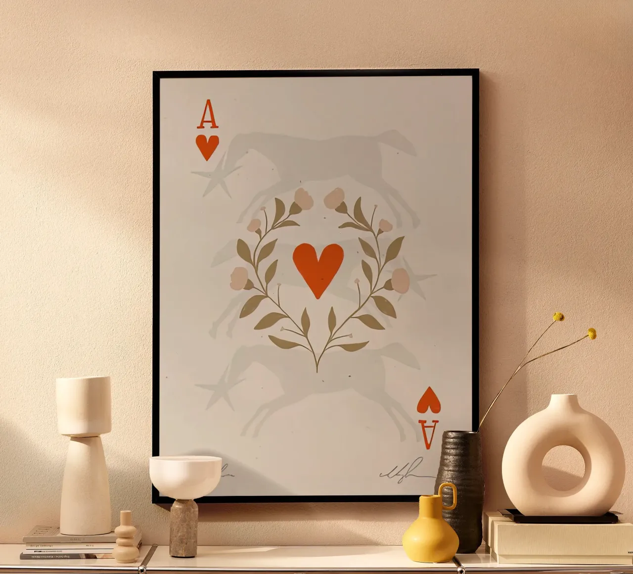 Il folclore poster con telaio in legno da Zach shop