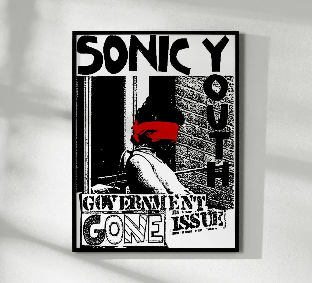 Noise rock Sonic Youth poster con telaio in alluminio da sophielouise.designs