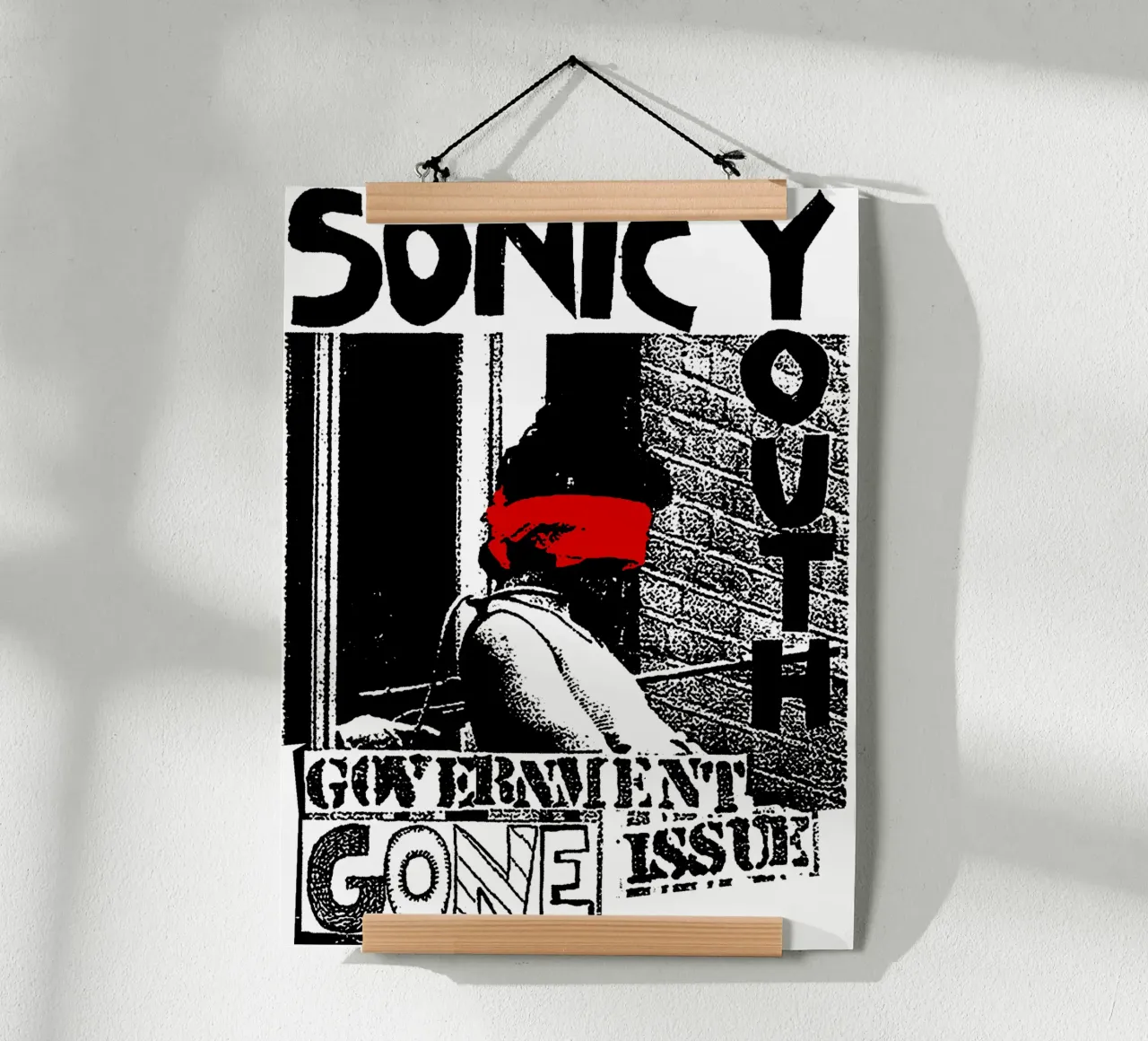 Noise rock Sonic Youth poster con telaio in alluminio da sophielouise.designs