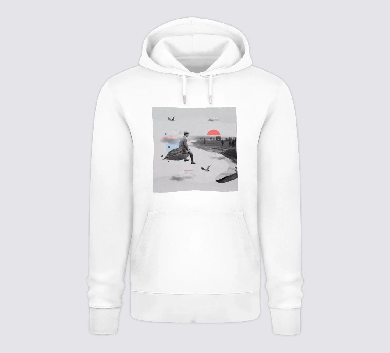 Heading to the distant island sudadera con capucha de Evgeniy Stepanets