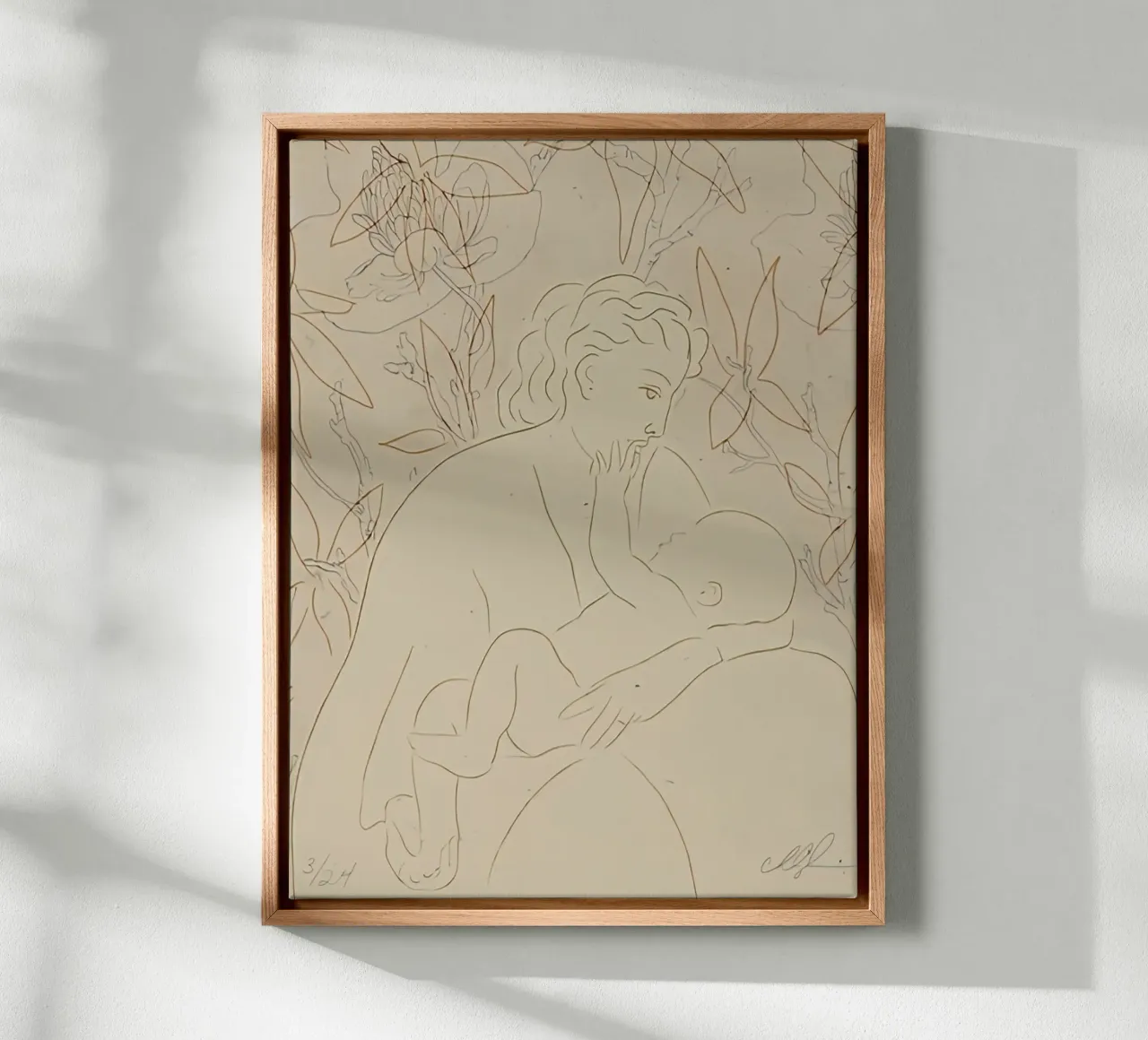 Ik hou ervan om bij jou te horen canvas met Baklijst van Zach shop