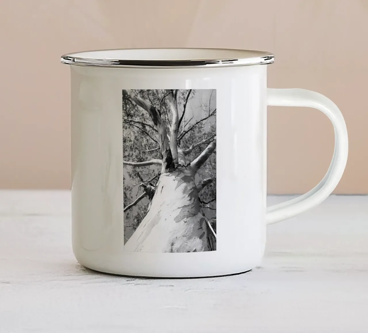 Albero della vita #2 tazza in smalto da rafael campezato