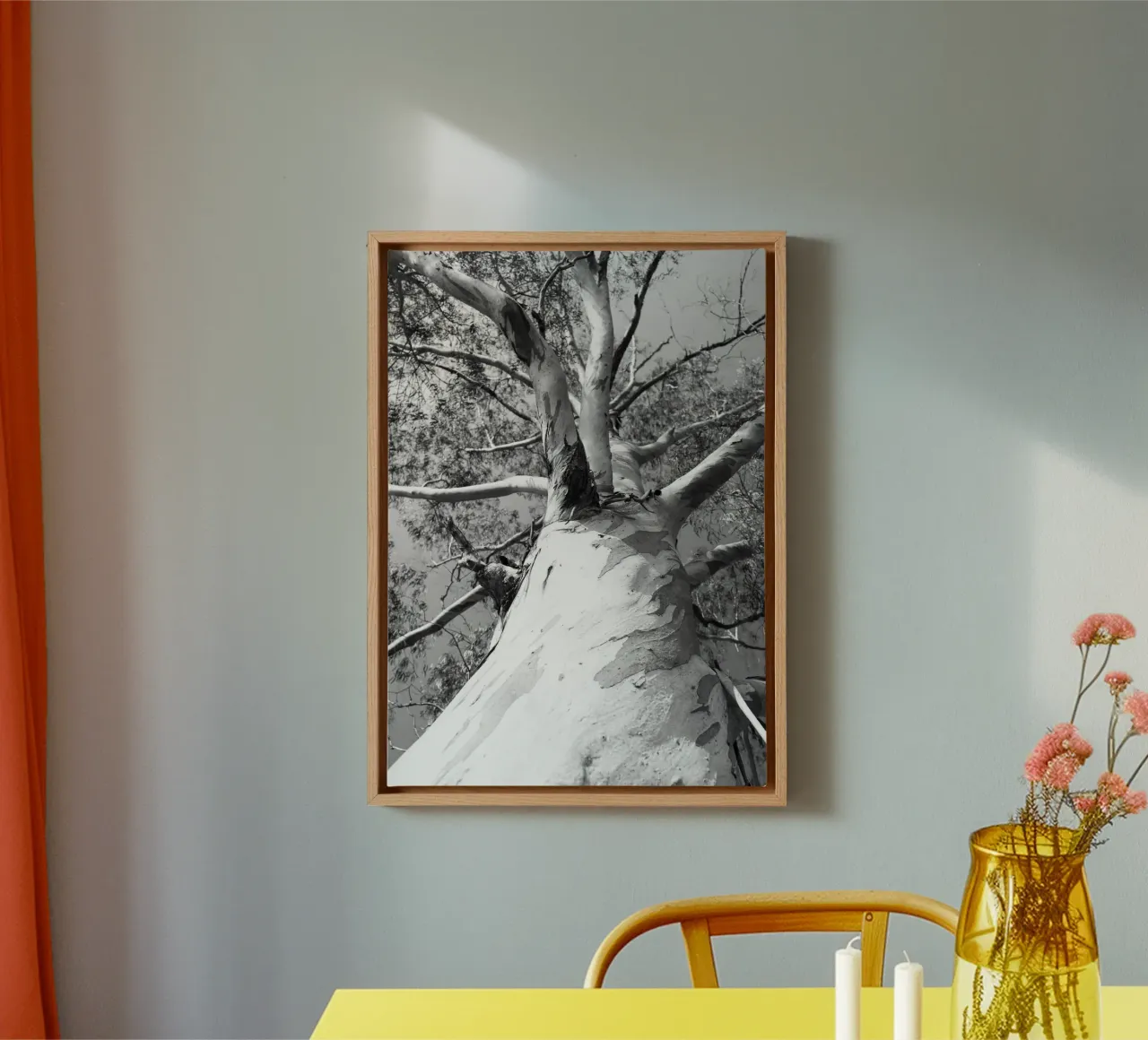Tree of Life #2 canvas with Floater frame by rafael campezato