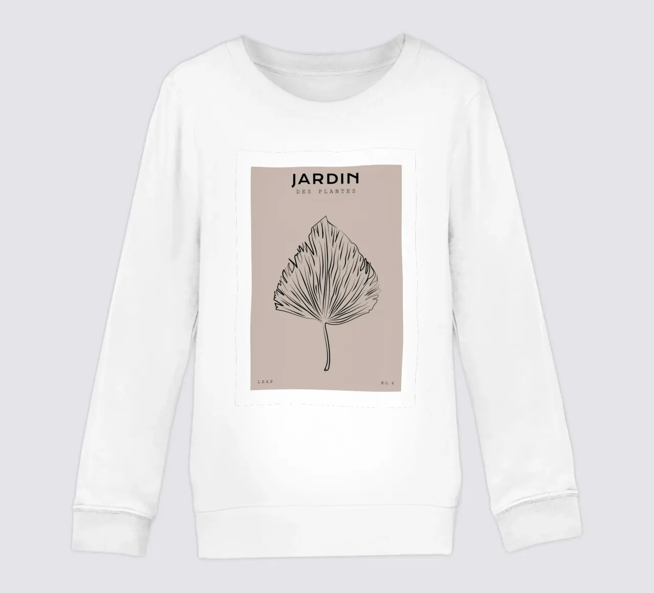 Boho Bohemian 3 Palm Frond felpa bambino da Boho Print Collection