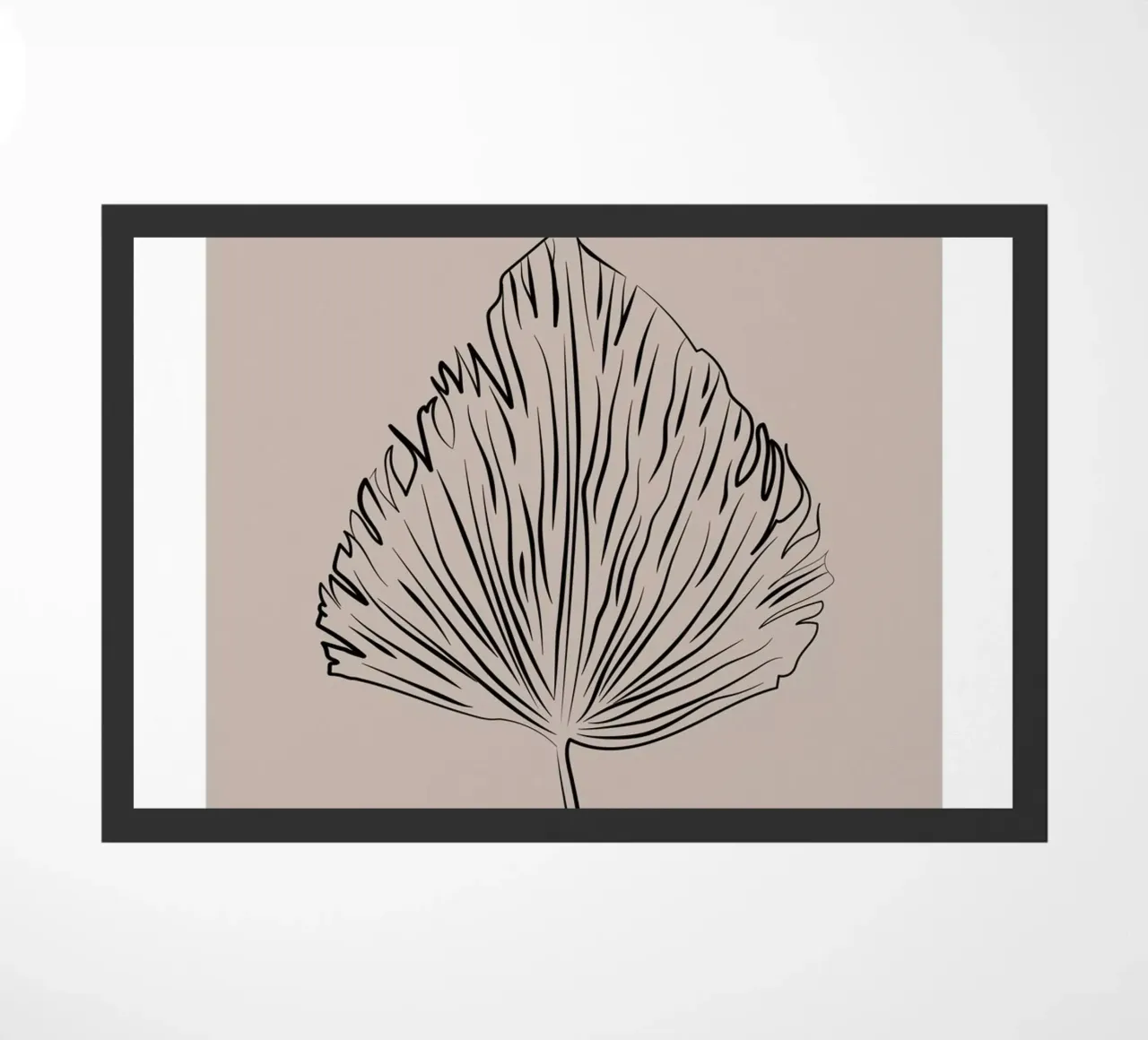 Boho Bohemian 3 Palm Frond zerbino da Boho Print Collection