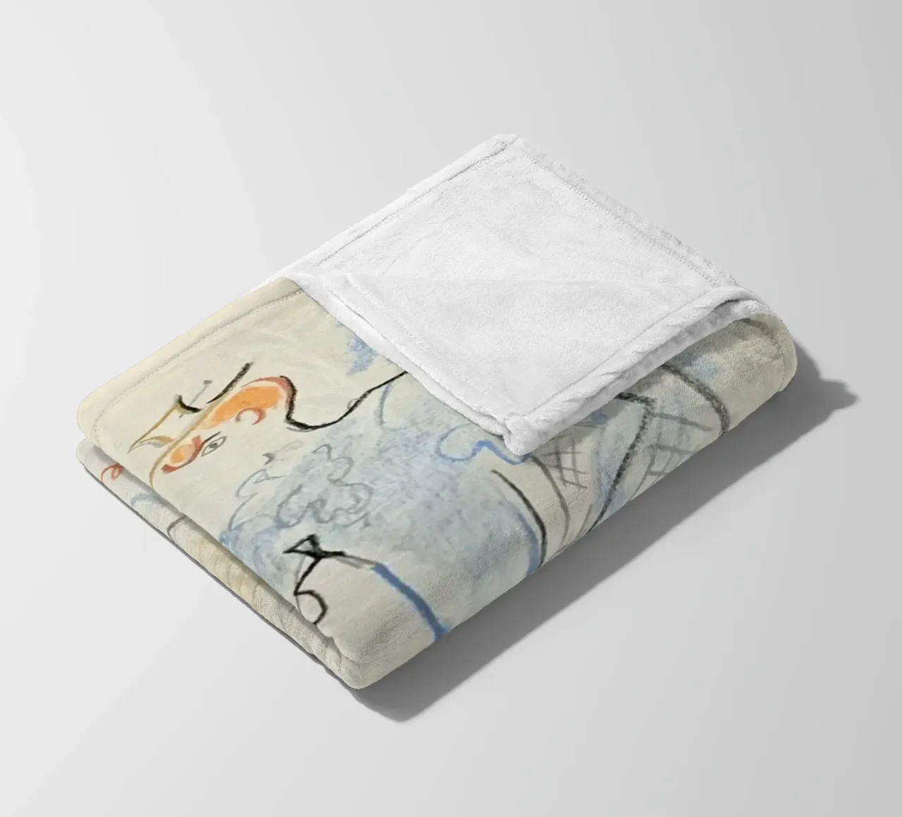 the maries of the eiffel tower fleece blanket by Collins Shop