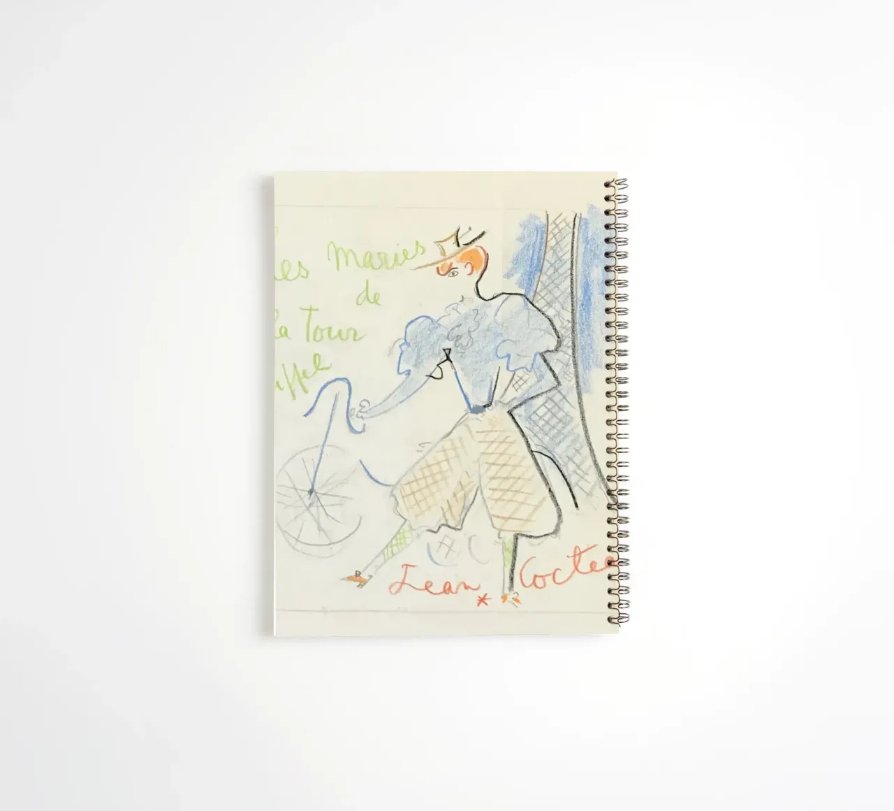 the maries of the eiffel tower spiral notebook by Collins Shop