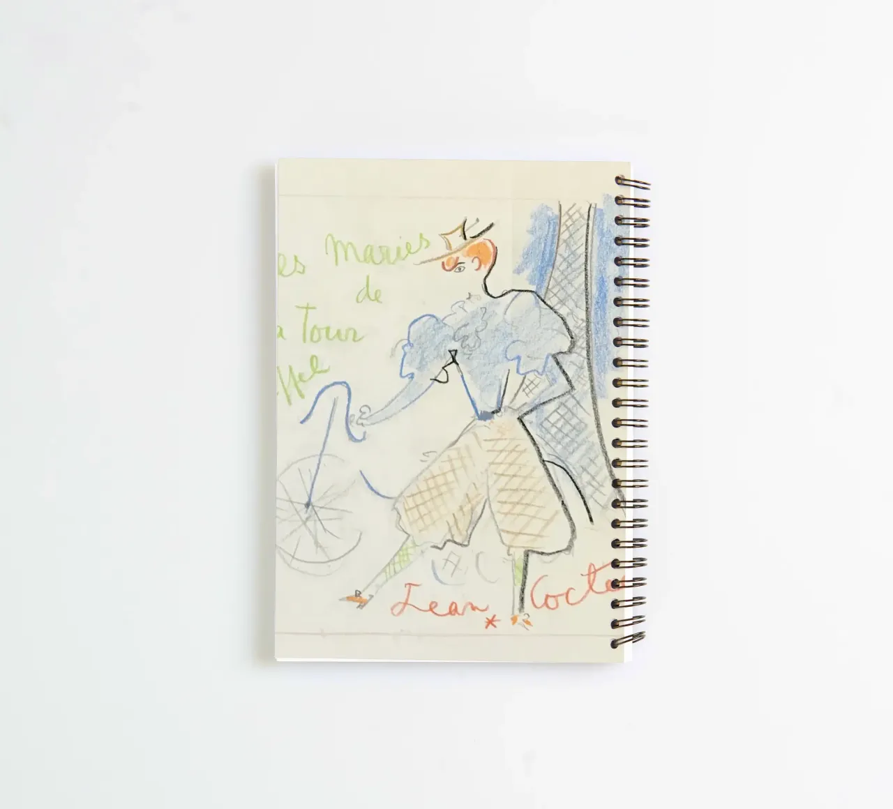 the maries of the eiffel tower spiral notebook by Collins Shop