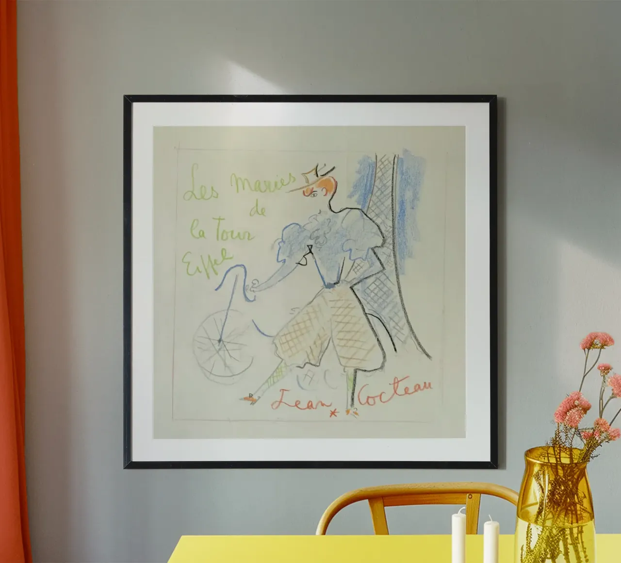 the maries of the eiffel tower poster by Collins Shop