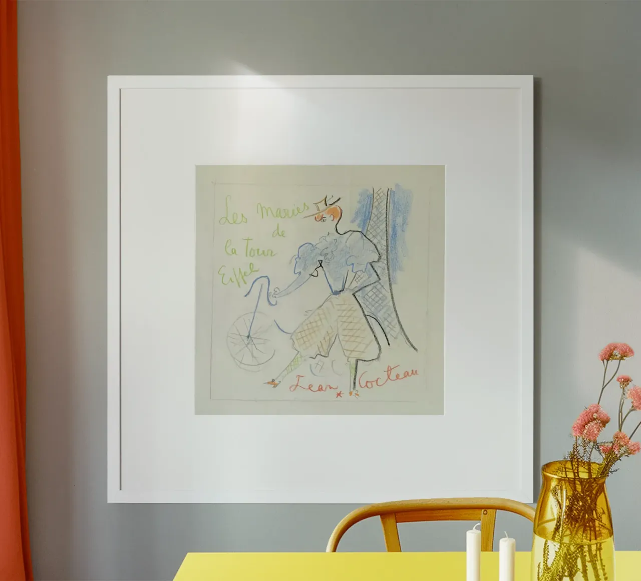 the maries of the eiffel tower poster by Collins Shop