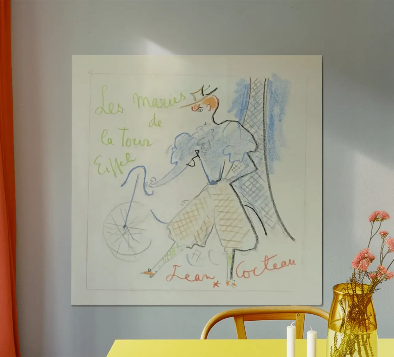 the maries of the eiffel tower poster by Collins Shop