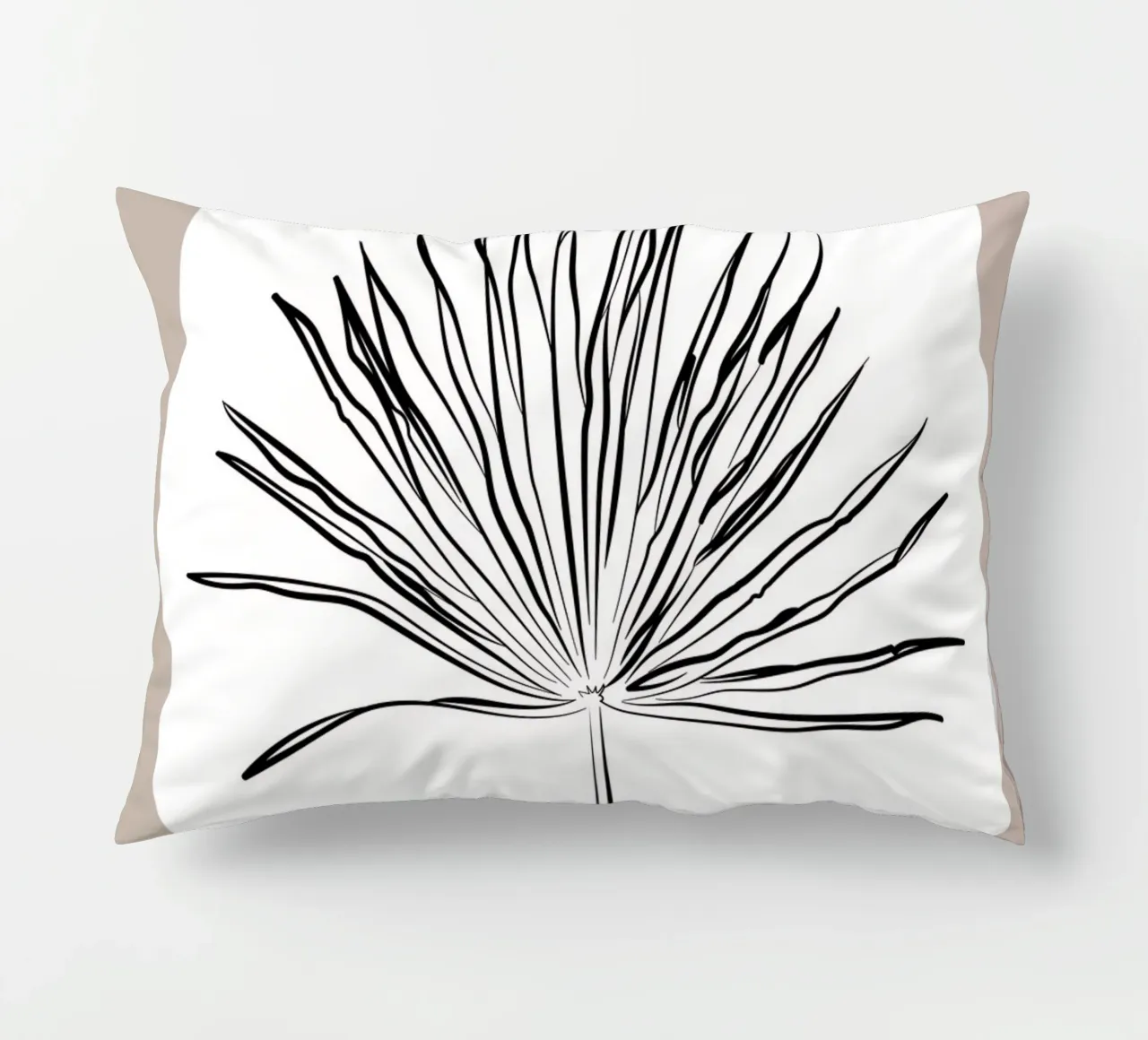 Boho Bohemian 3 Palm Sun cuscino da Boho Print Collection