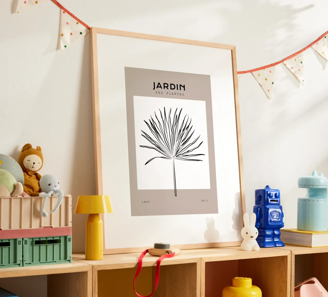 Boho Bohemian 3 Palm Sun poster da Boho Print Collection