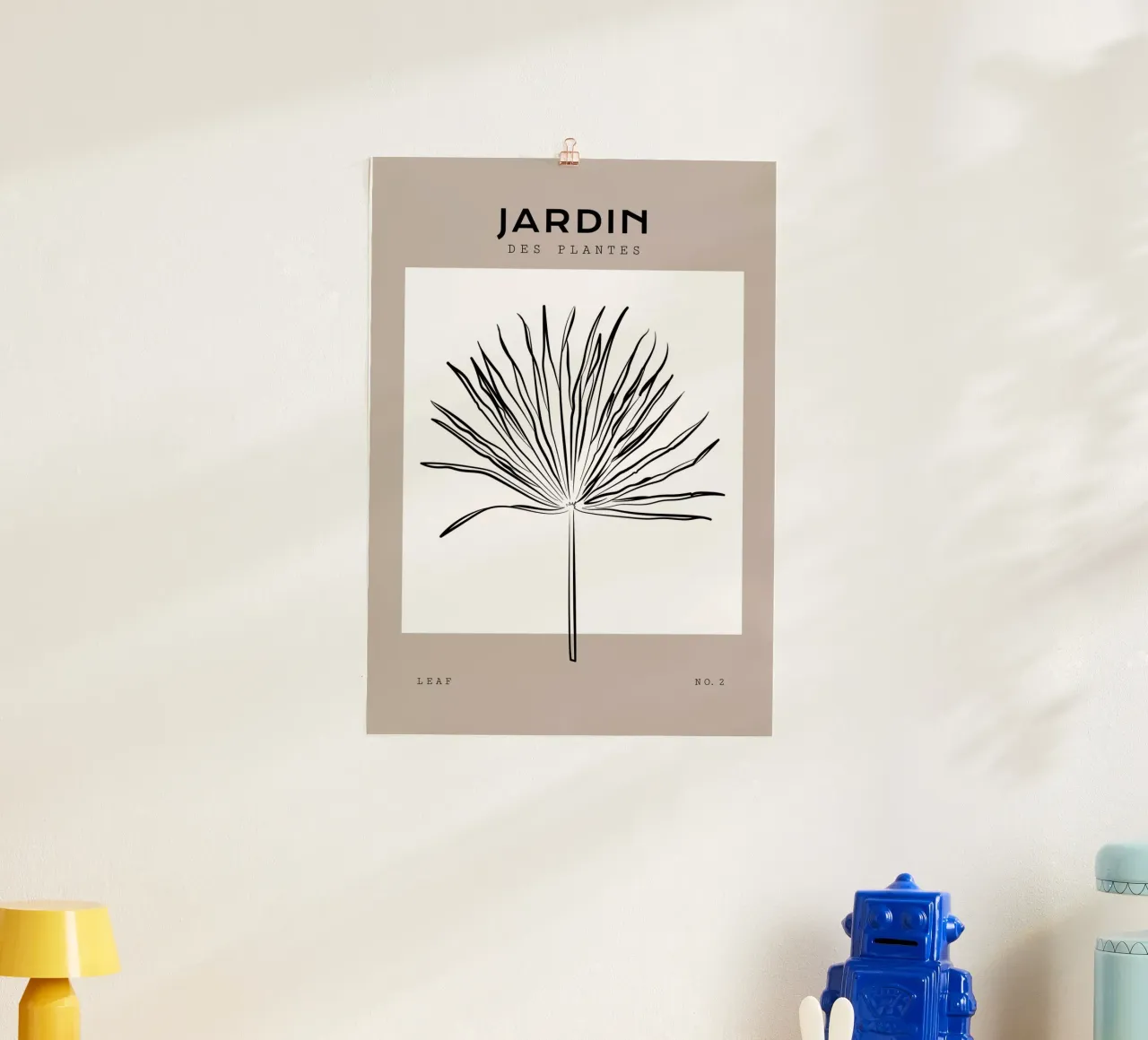 Boho Bohemian 3 Palm Sun poster da Boho Print Collection