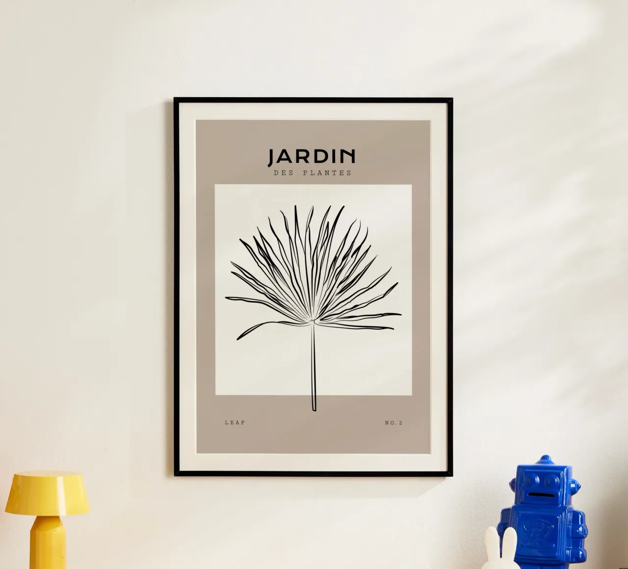 Boho Bohemian 3 Palm Sun poster da Boho Print Collection