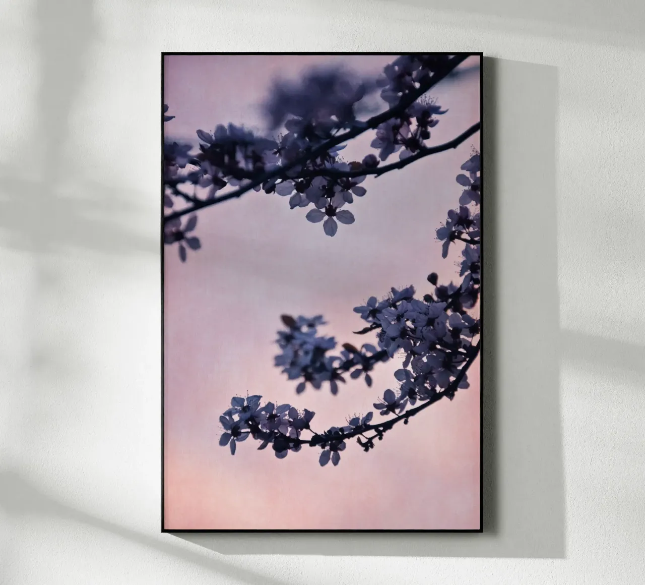 blossoms at dusk plexiglass da Visuelle Poesie am Wegesrand
