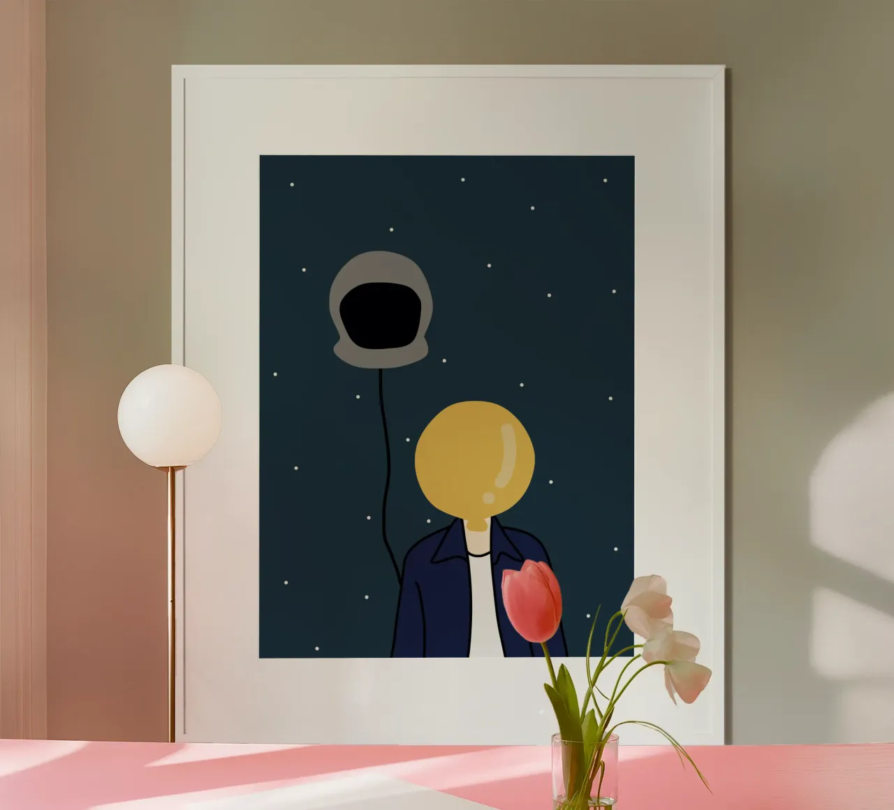 Mars poster van Little Dean