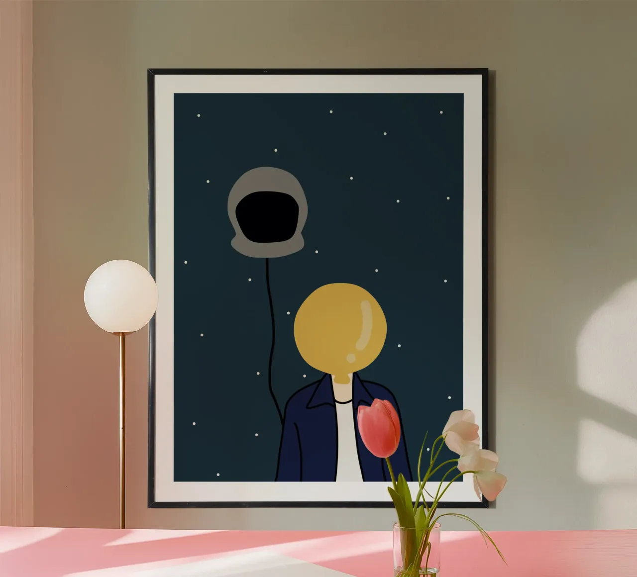 Mars poster van Little Dean