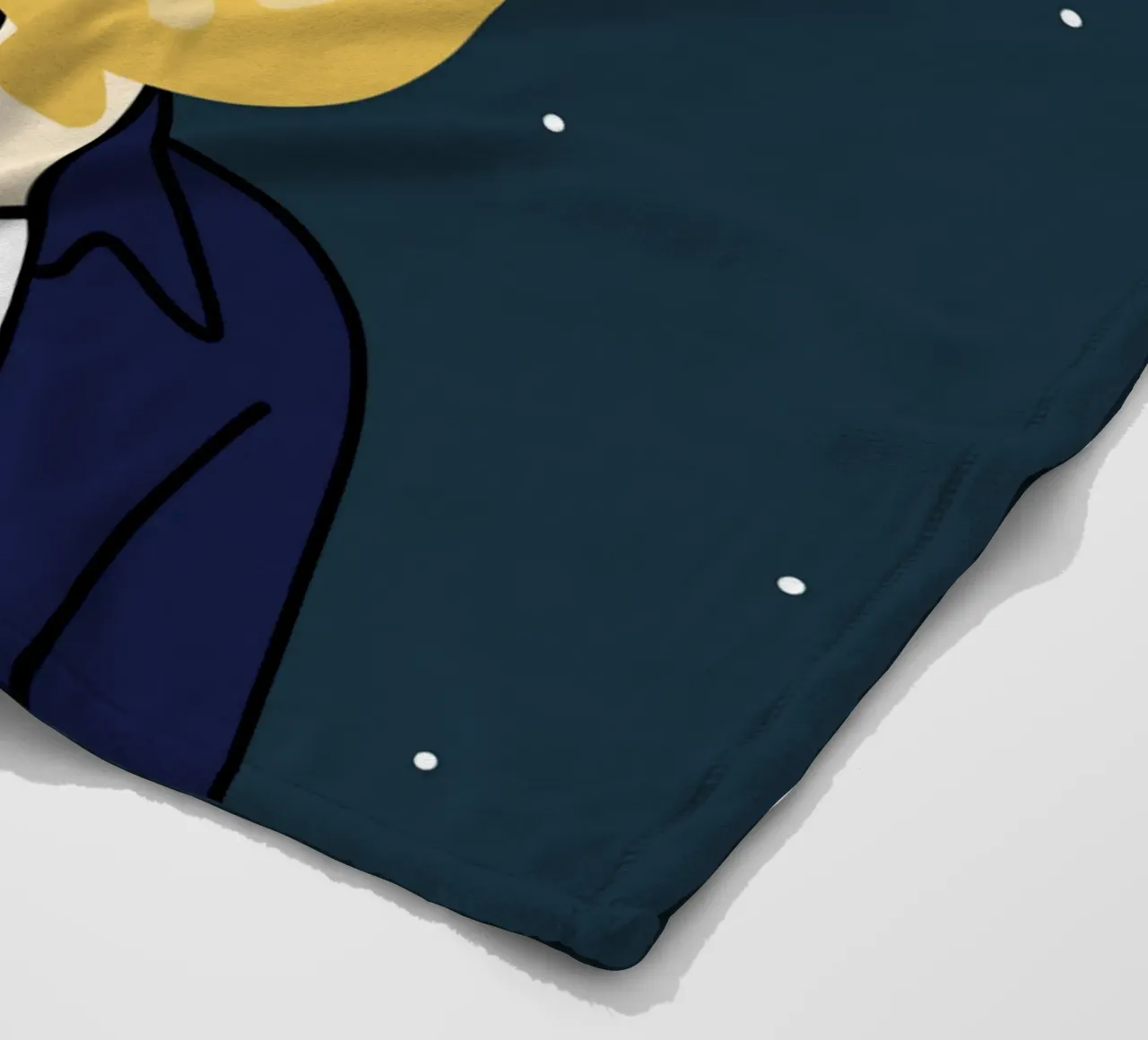 Martian fleece blanket by Little Dean