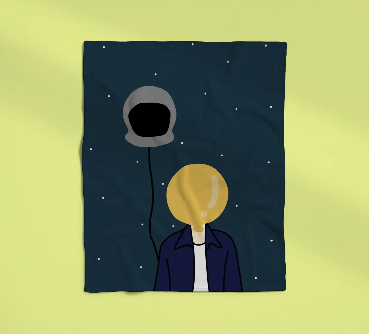 Mars fleecedeken van Little Dean