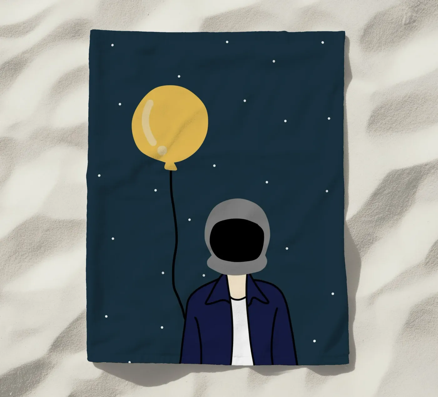 Pallone spaziale telo mare da Little Dean