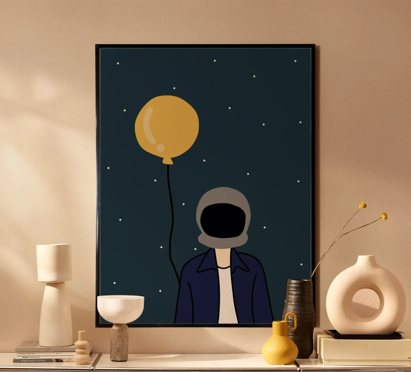 Space Balloon poster da Little Dean