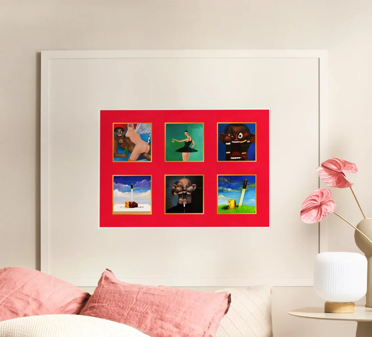 le mie bellissime canzoni fantasy oscure e contorte poster con telaio in plastica da martina