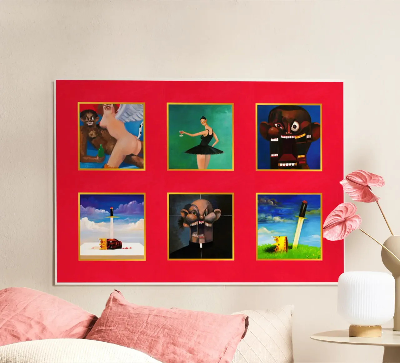 le mie bellissime canzoni fantasy oscure e contorte poster con telaio in plastica da martina