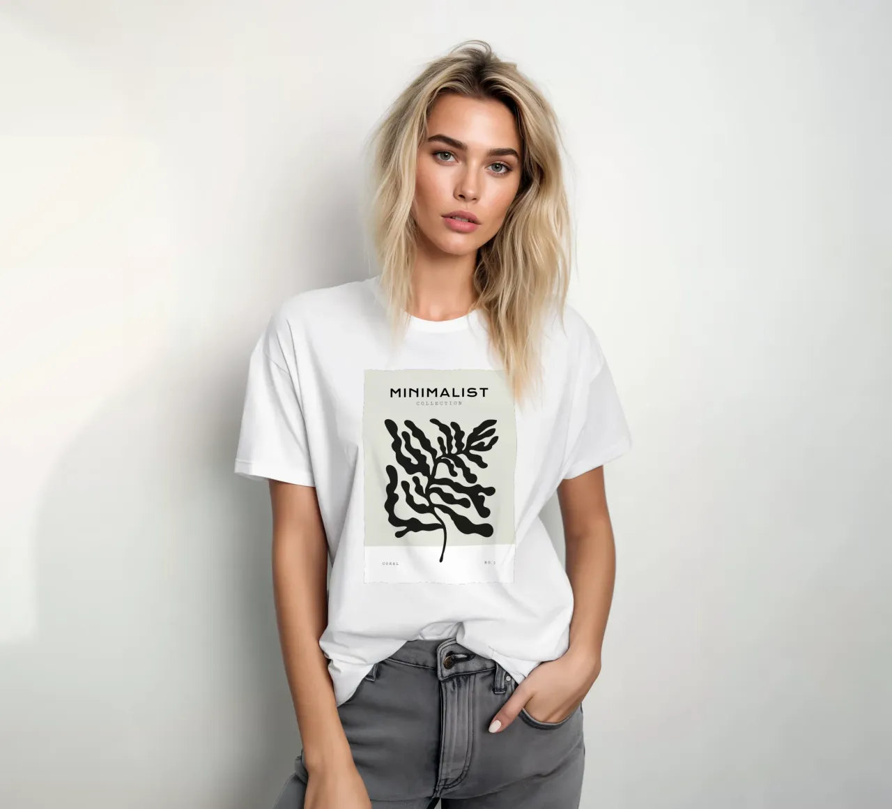 Boho Bohemian 4 Soft Coral 1 t-shirt da Boho Print Collection
