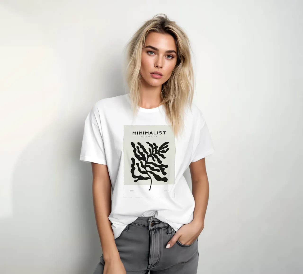 Boho Bohemian 4 Soft Coral 1 t-shirt by Boho Print Collection