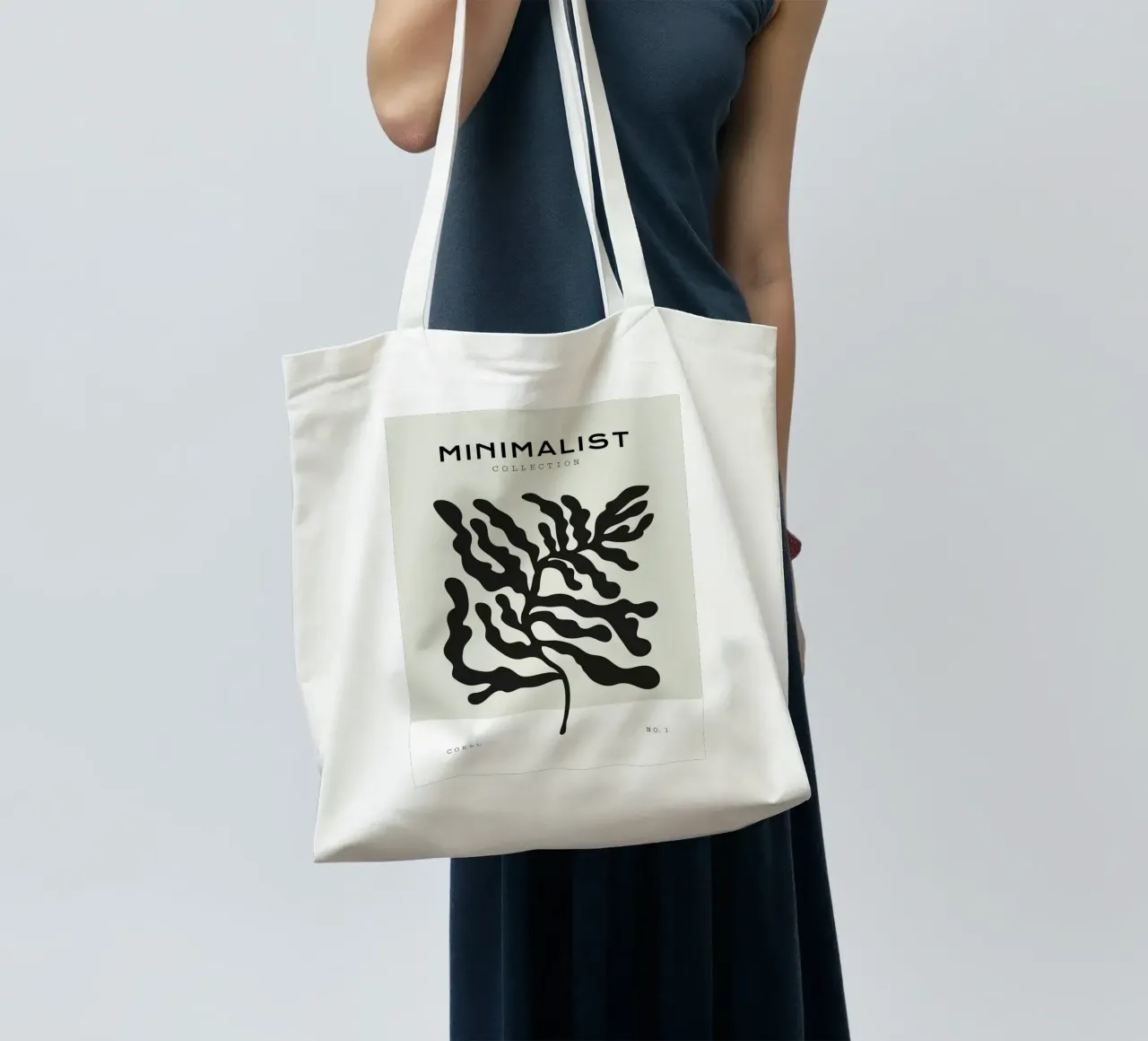 Boho Bohemian 4 Soft Coral 1 borsa in juta da Boho Print Collection