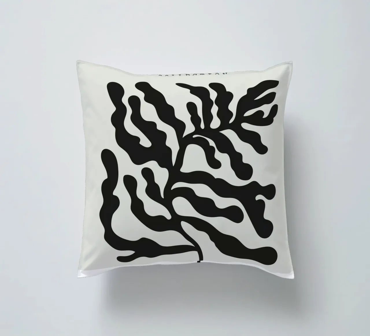 Boho Bohemian 4 Soft Coral 1 decorative cushion by Boho Print Collection