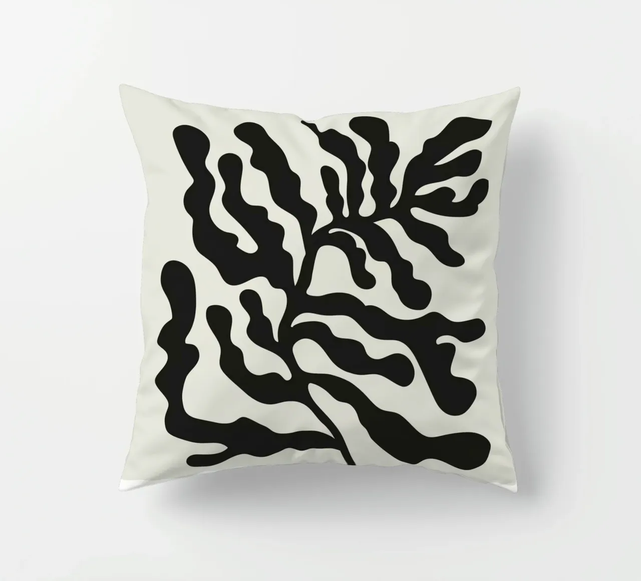 Boho Bohemian 4 Soft Coral 1 decorative cushion by Boho Print Collection