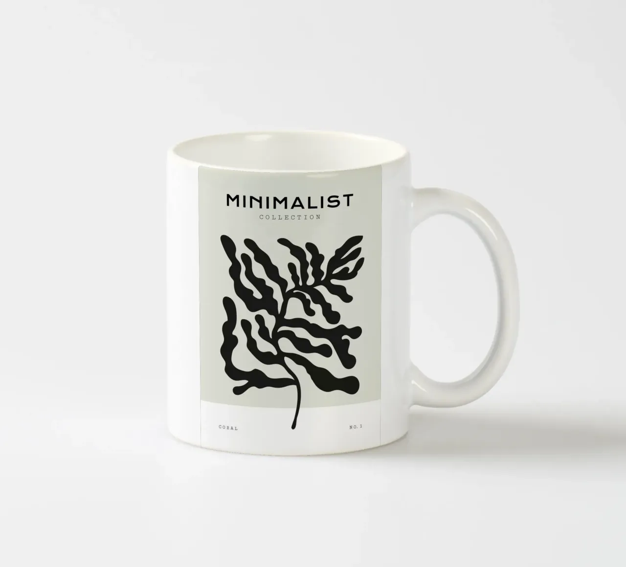 Boho Bohemian 4 Soft Coral 1 mug en céramique de Boho Print Collection