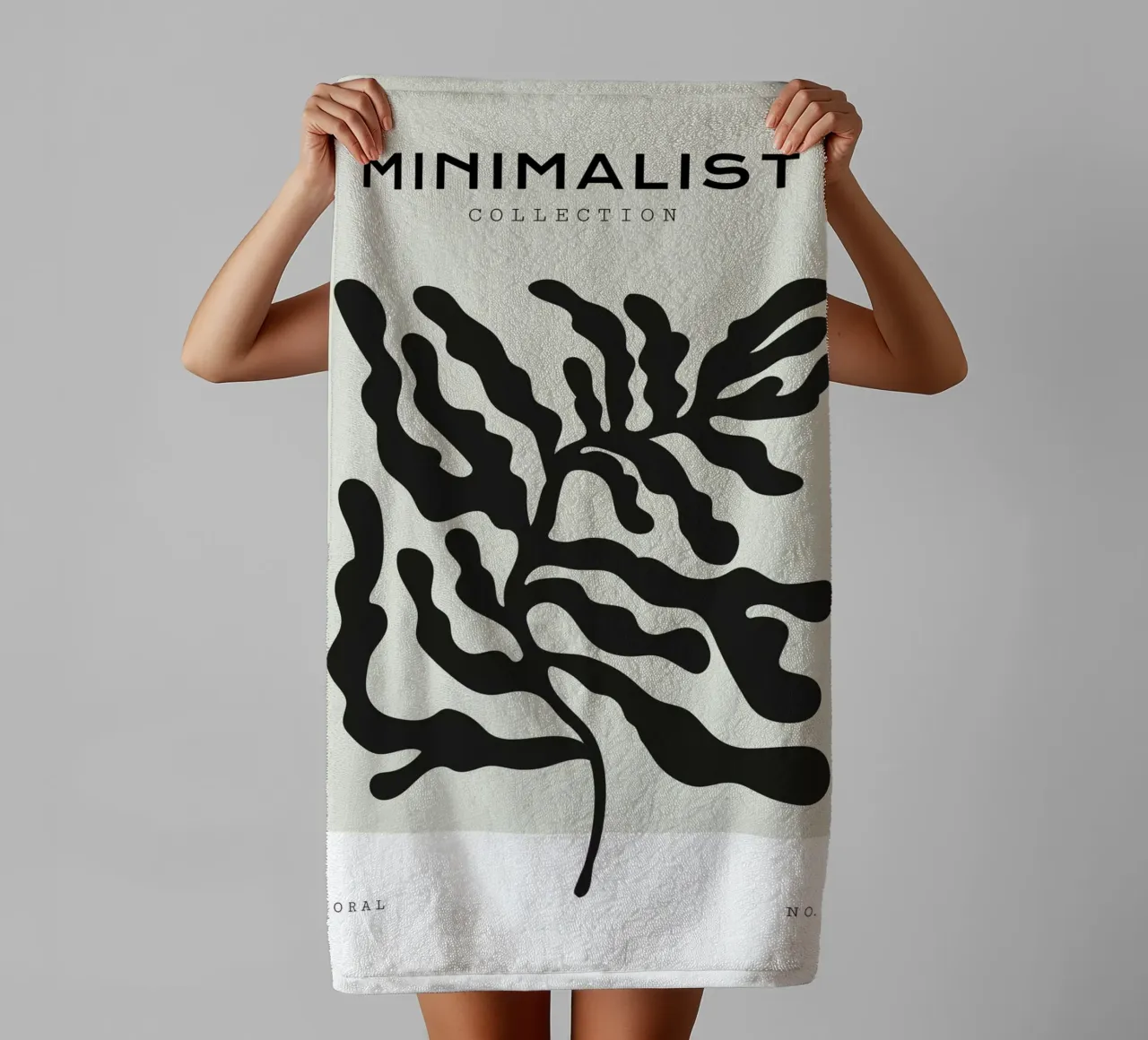 Boho Bohemian 4 Soft Coral 1 asciugamano da bagno da Boho Print Collection