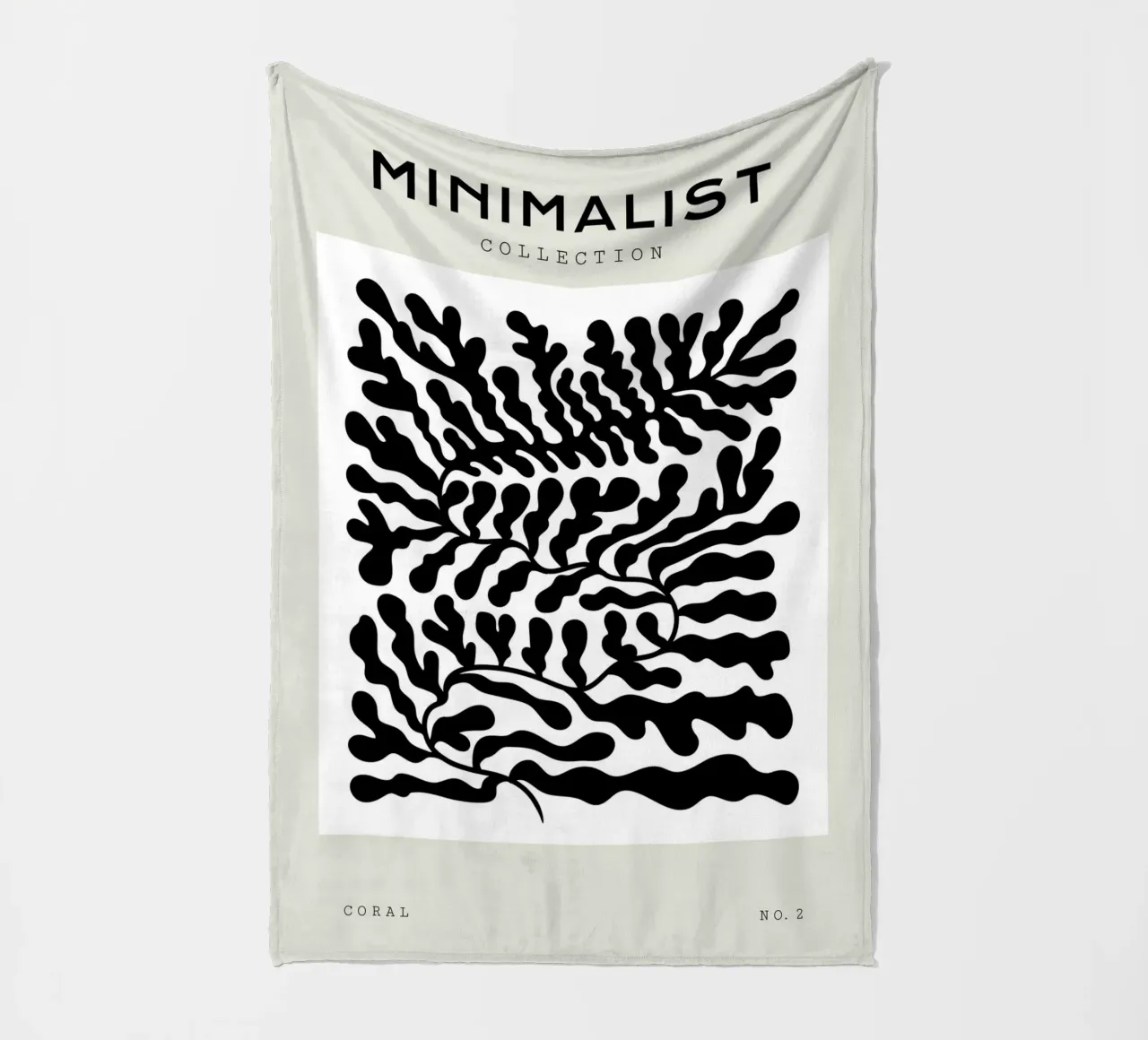 Boho Bohemian 4 Soft Coral 2 coperta in pile da Boho Print Collection