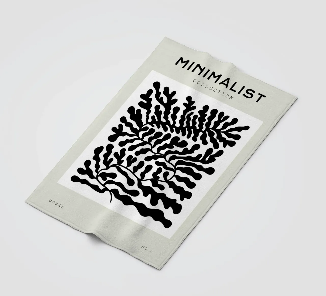 Boho Bohemian 4 Soft Coral 2 coperta in pile da Boho Print Collection