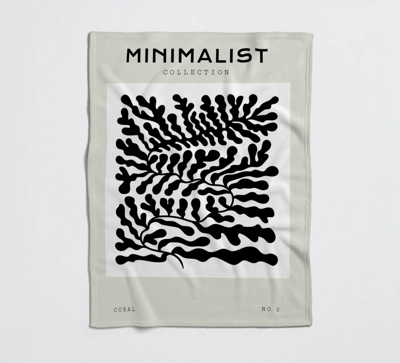 Boho Bohemian 4 Soft Coral 2 coperta in pile da Boho Print Collection