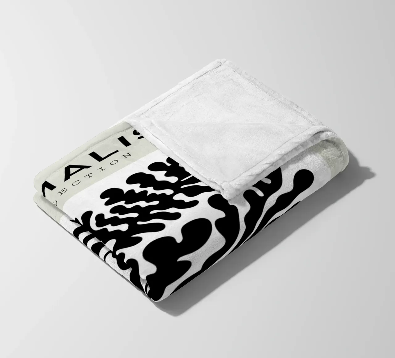 Boho Bohemian 4 Soft Coral 2 coperta in pile da Boho Print Collection