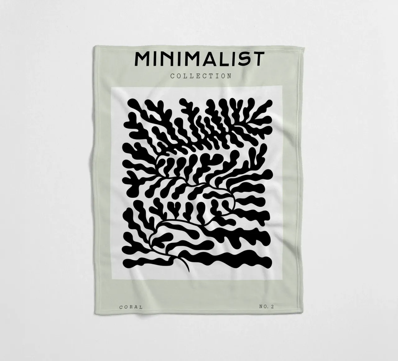 Boho Bohemian 4 Soft Coral 2 coperta in pile da Boho Print Collection