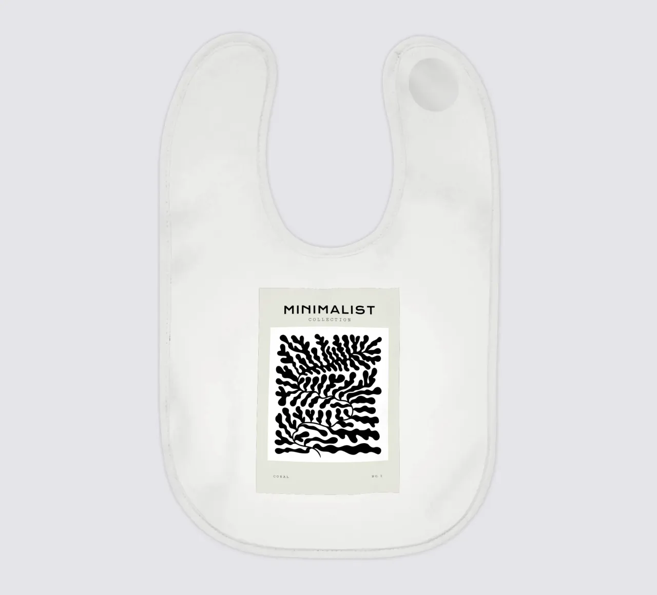 Boho Bohemian 4 Soft Coral 2 bavaglino da Boho Print Collection